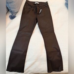 LOFT Dark Brown Ankle Pants